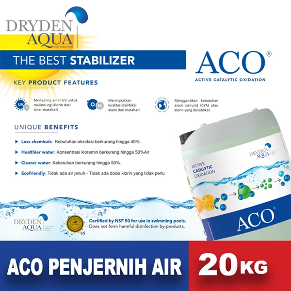 ACO Filter Kolam Renang/Penjernih Air ACO® Kemasan 20kg