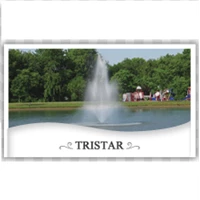 Elegant and Beautiful Aerated Tristar Fountain
